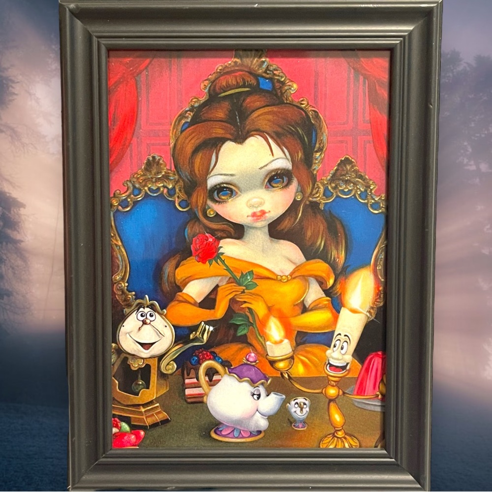 “Belle’s Enchantment” by Jasmine Becket-Griffith Disney WonderGroundGallery Card